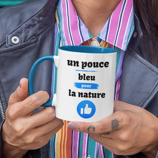 Mug Un pouce bleu pour la nature