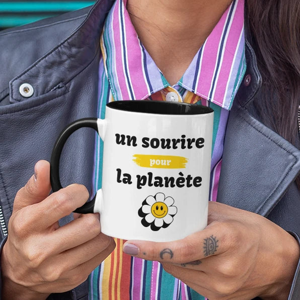 Mug Un Sourire Pour la planète